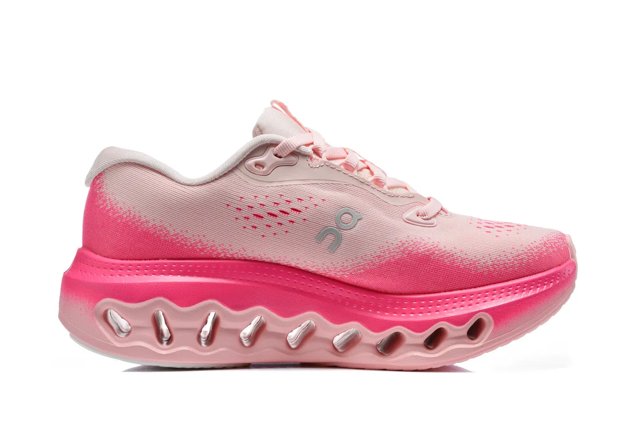 On Cloudsurfer 3 Pink Red Running Shoes 3
