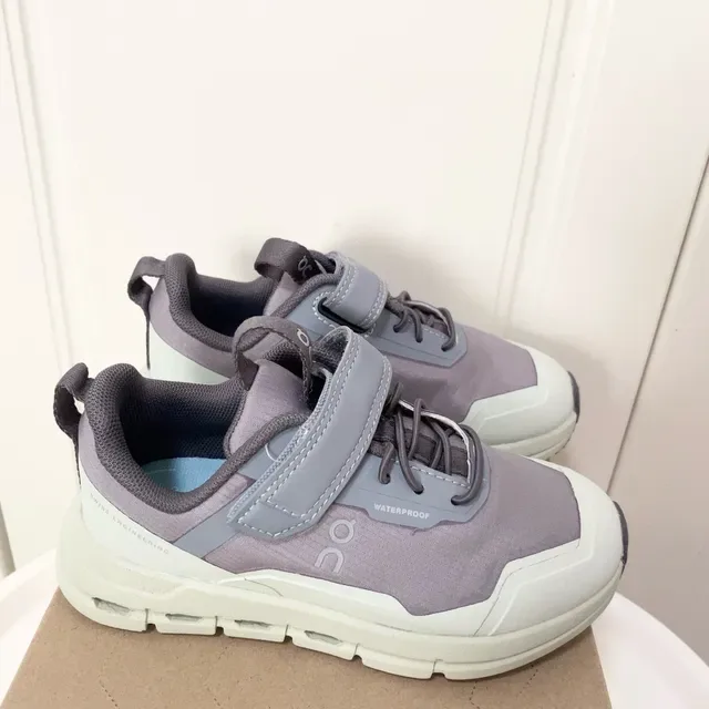 On Gris Noir Fermeture Double Étanche Sneakers Lifestyle 6