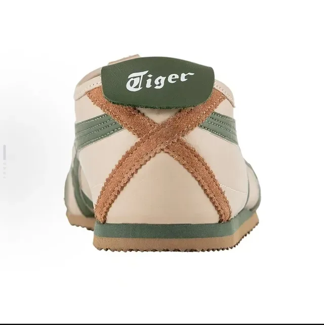 Onitsuka Tiger Mexico 66 Beige Green Brown Lifestyle Sneakers 2