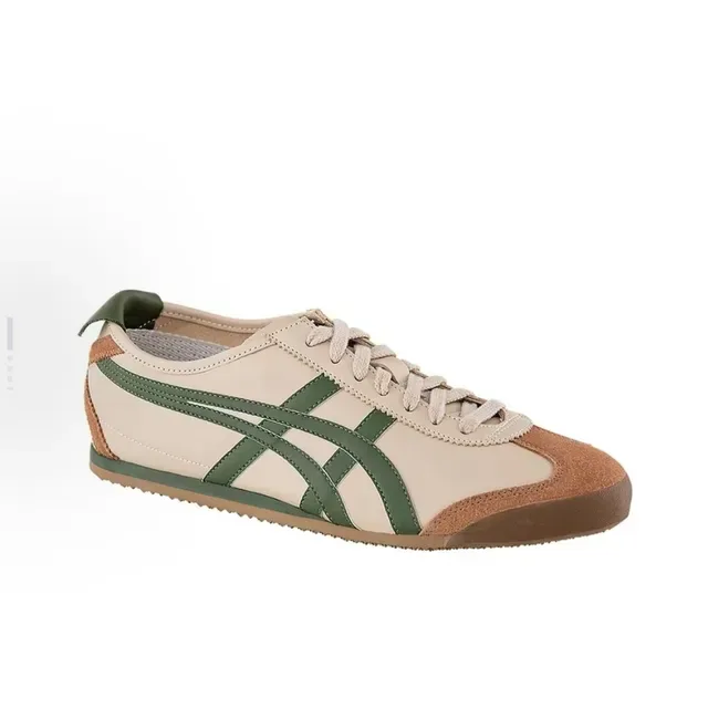 Onitsuka Tiger Mexico 66 Beige Green Brown Lifestyle Sneakers 3