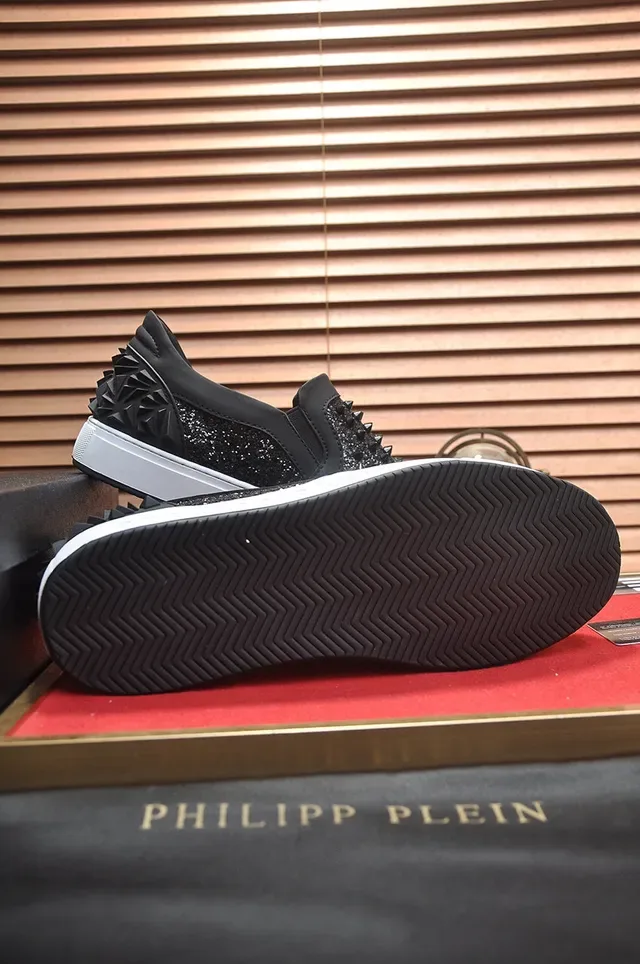 Philipp Plein Chaussures Lifestyle Slip-On avec Glitter et Clous 10