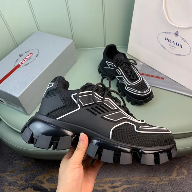Prada Cloudbust Black and White Chunky Sneakers 7