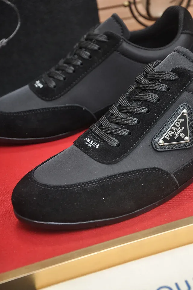 Prada Cloudbust Black Suede and Nylon Lifestyle Sneakers 3