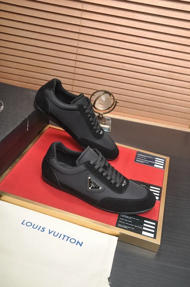 Prada Cloudbust Black Suede and Nylon Lifestyle Sneakers 6