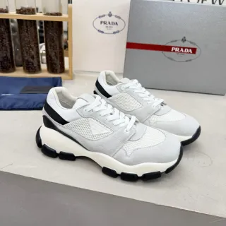 Prada Cloudbust Zapatillas Grises y Negras Gruesas
