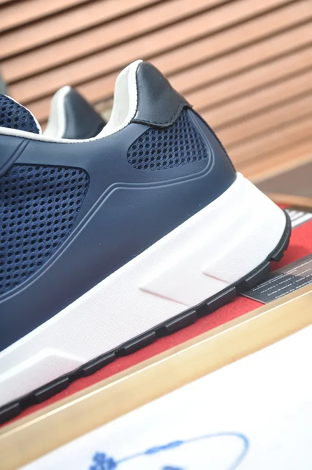 Prada Cloudbust Navy and White Lifestyle Sneakers 9