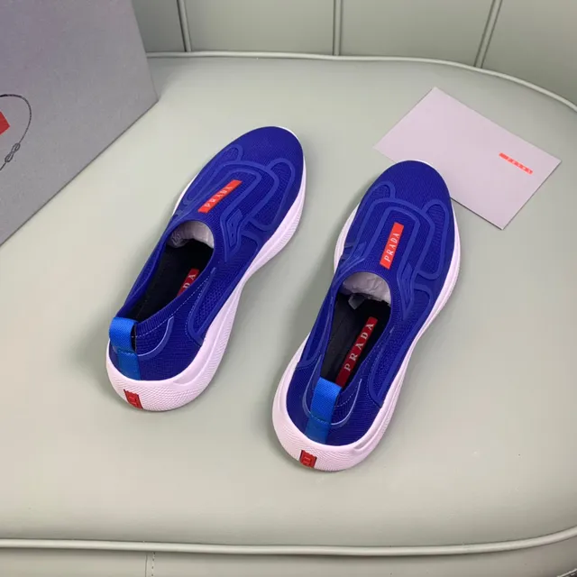 Prada Cloudbust Royal Blue Slip-On Lifestyle Sneakers 6