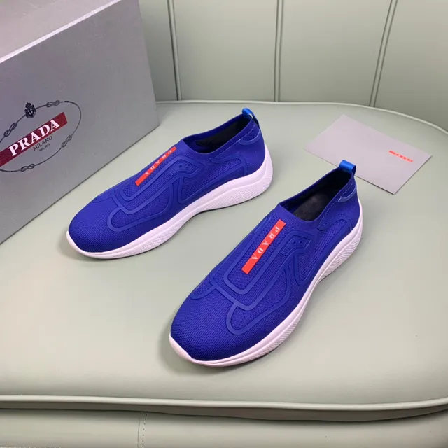 Prada Cloudbust Royal Blue Slip-On Lifestyle Sneakers 9