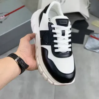 Prada Cloudbust White and Black Lifestyle Sneakers