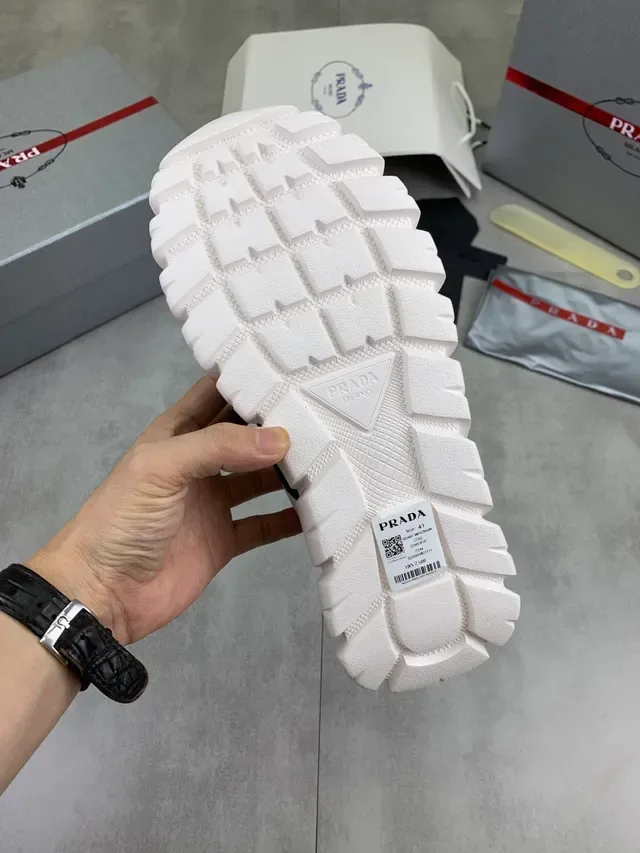 Prada Cloudbust White and Black Lifestyle Sneakers 3