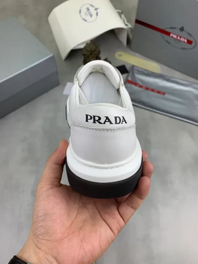 Prada Cloudbust White and Black Lifestyle Sneakers 3