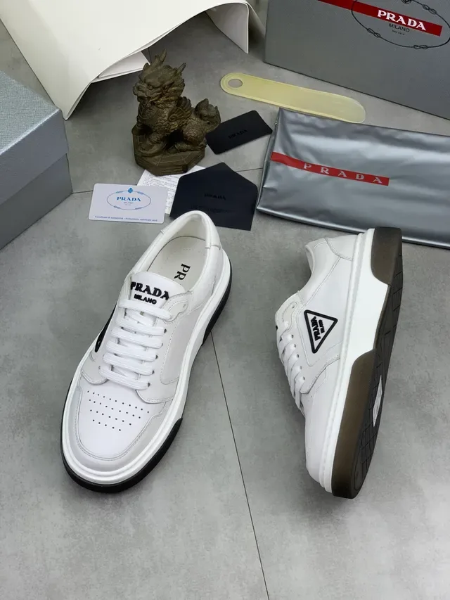 Prada Cloudbust White and Black Lifestyle Sneakers 5