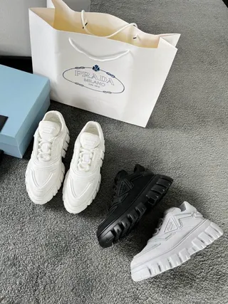 Prada Cloudbust White Chunky Sneakers 4
