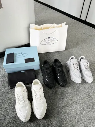 Prada Cloudbust White Chunky Sneakers 6