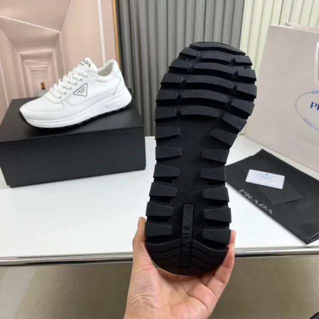 Prada Cloudbust White Leather Chunky Sneakers 2