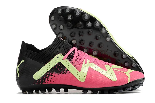 Puma Future Essence Chaussures de football tricotées multicolores en gazon artificiel 2