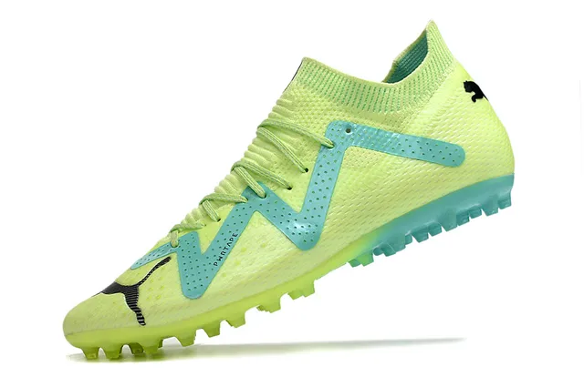 Puma Future Essence Chaussures de football tricotées multicolores en gazon artificiel 11