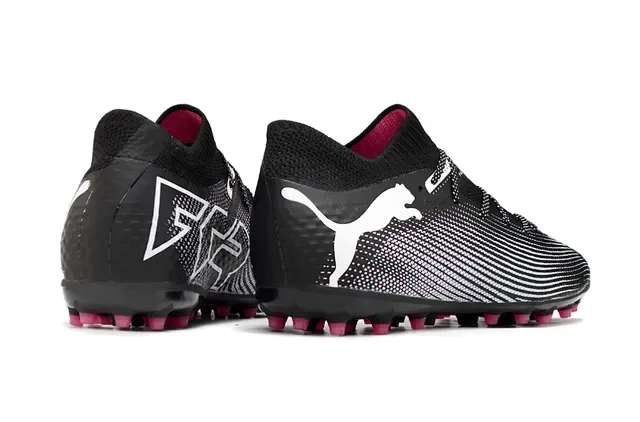 Puma Future Z Negro Rosa Zapatos de Fútbol con Upper de Tejido Rayado para Césped Artificial 7