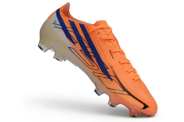Puma Orange Blue Low-Cut Molded-Stud Firm-Ground Soccer Shoes 2