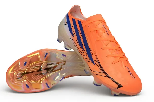 Puma Orange Blue Low-Cut Molded-Stud Firm-Ground Soccer Shoes 4