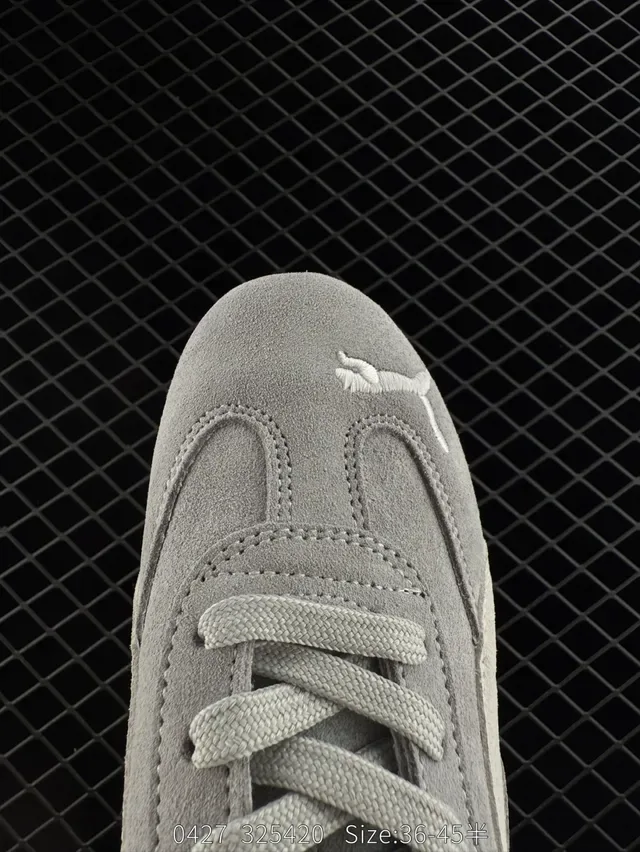 Puma Speedcat OG Daim Gris Retro Racing Lifestyle Sneakers 2