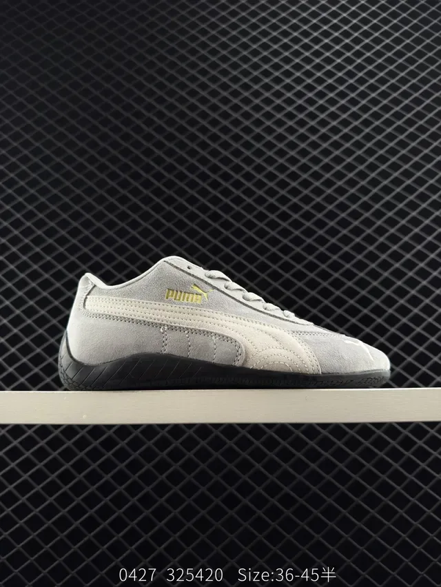 Puma Speedcat OG Daim Gris Retro Racing Lifestyle Sneakers 7