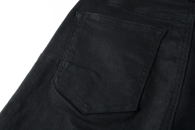 Purple Brand Black Denim Mid-Thigh Shorts 3