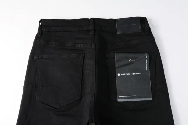 Purple Brand Black Denim Mid-Thigh Shorts 4