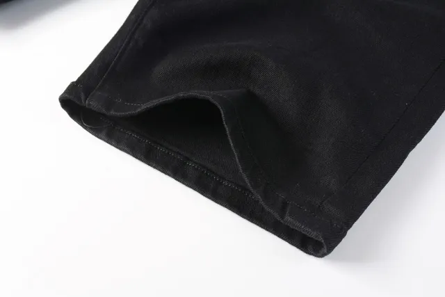 Purple Brand Black Denim Mid-Thigh Shorts 5