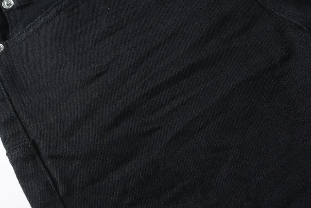 Purple Brand Black Denim Mid-Thigh Shorts 6