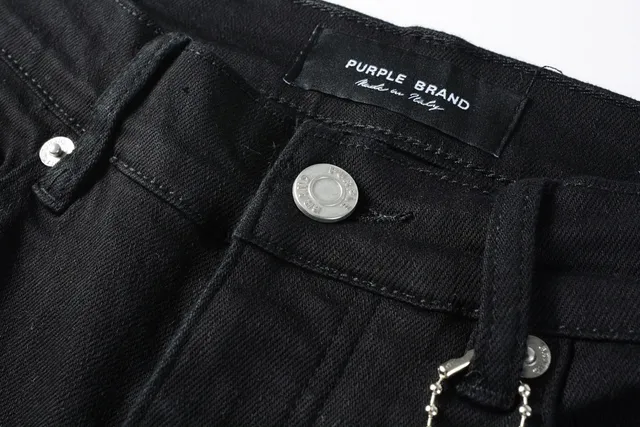Purple Brand Black Denim Mid-Thigh Shorts 10