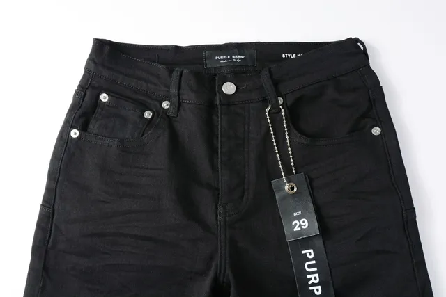 Purple Brand Black Denim Mid-Thigh Shorts 11