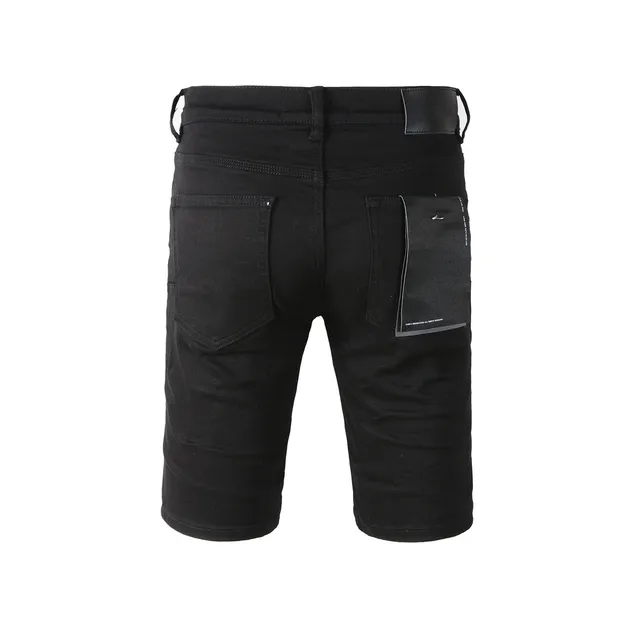 Purple Brand Black Denim Mid-Thigh Shorts 19