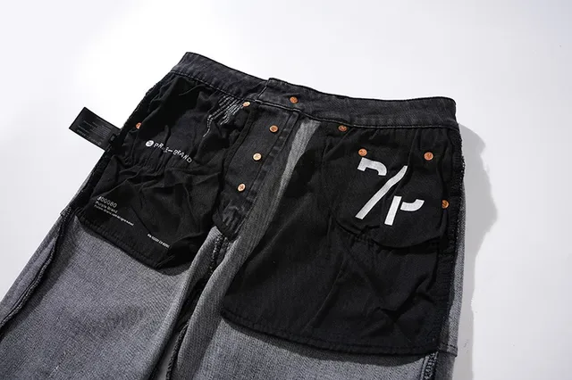 Purple Brand Distressed Black Wash Slim-Fit Jeans 7