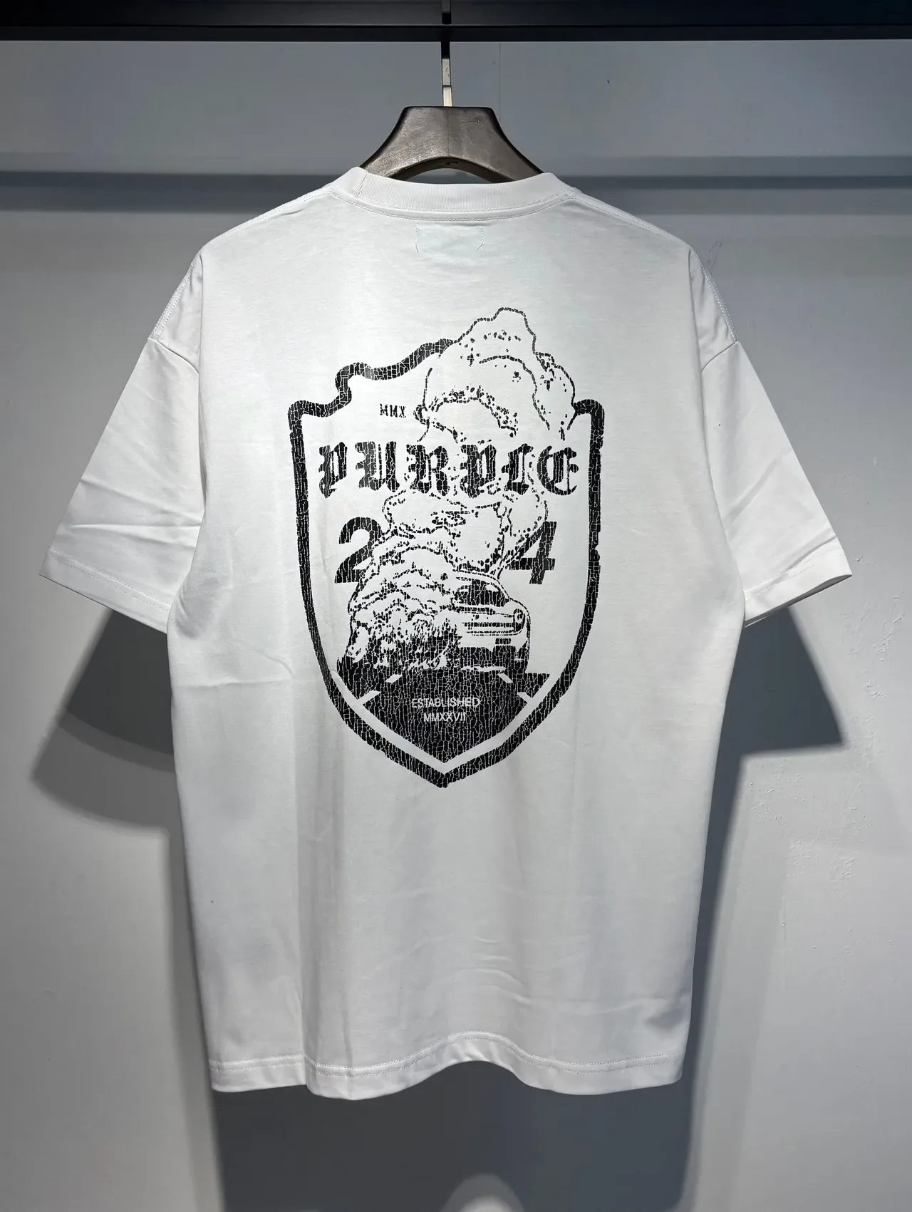 Purple Brand Oversized Graphic Print T-Shirt 4