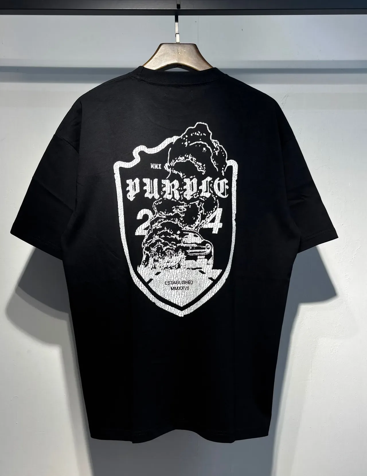 Purple Brand Oversized Graphic Print T-Shirt 6