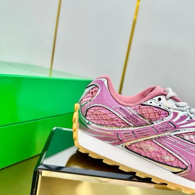 Reebok Vector Pink Silver Mesh Lifestyle Sneakers 5