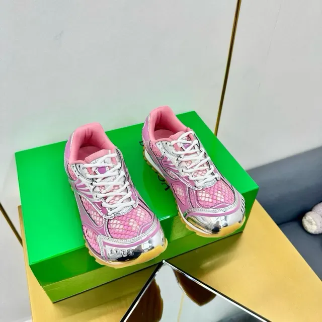 Reebok Vector Pink Silver Mesh Lifestyle Sneakers 6