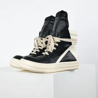 Rick Owens DRKSHDW Ramones Black and Off-White Lifestyle Sneakers
