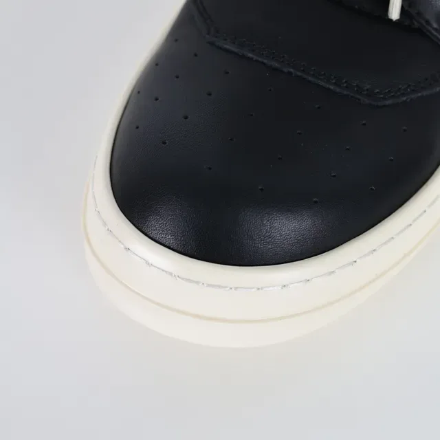 Rick Owens DRKSHDW Ramones Black and Off-White Lifestyle Sneakers 5