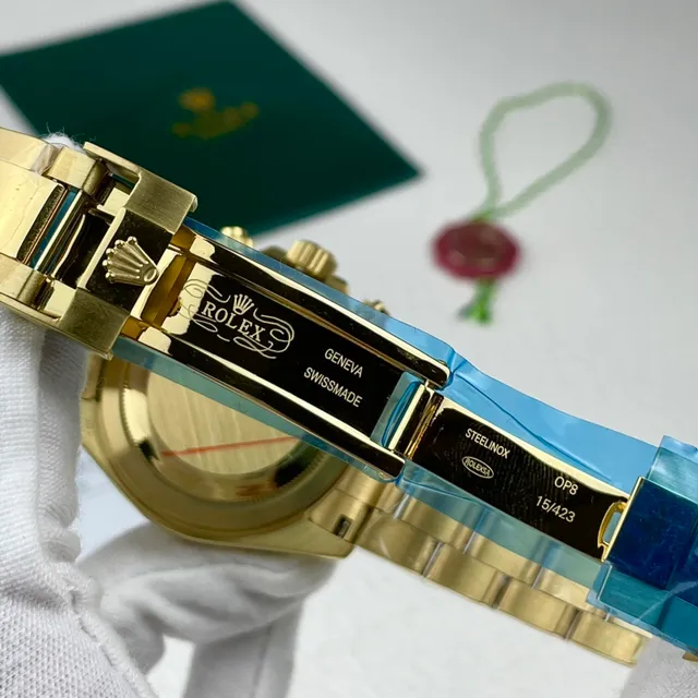 Rolex Cosmograph Daytona Gold Meteorite Dial Mechanical Watch 7