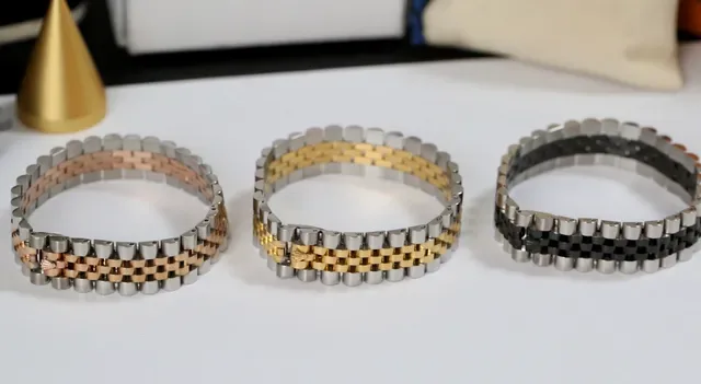 Rolex Jubilé Bracelet Two-Tone and Tri-Tone Metal Watch Bracelets 3