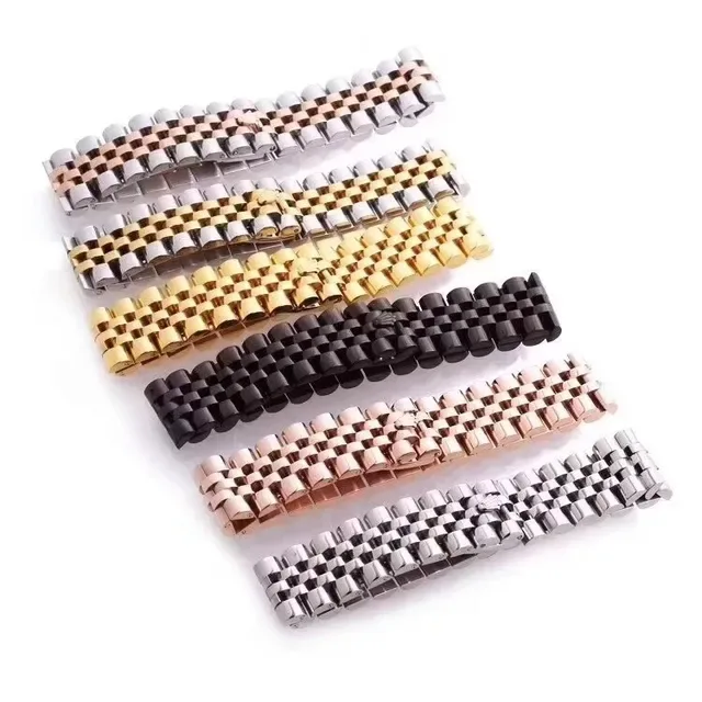 Rolex Jubilé Bracelet Two-Tone and Tri-Tone Metal Watch Bracelets 5