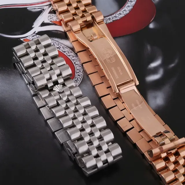 Rolex Jubilé Bracelet Two-Tone and Tri-Tone Metal Watch Bracelets 6