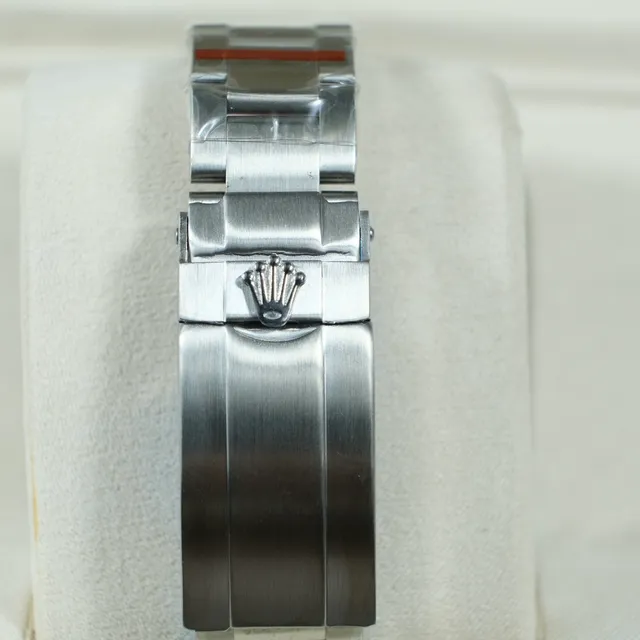 Rolex Pink Silver Stainless Steel Oyster Case Unidirectional Rotating Bezel Mechanical Watch 6