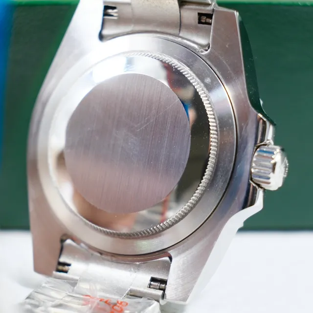 Rolex Pink Silver Stainless Steel Oyster Case Unidirectional Rotating Bezel Mechanical Watch 7