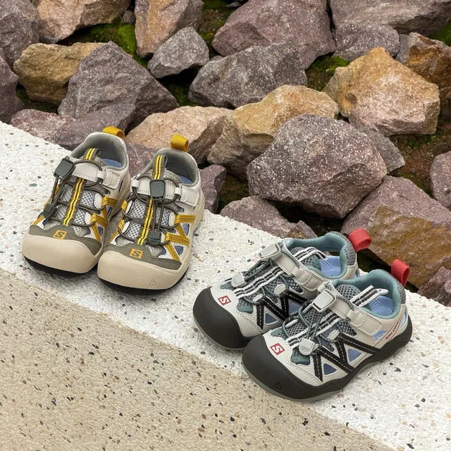 Salomon White Multicolor Multi-Strap Hook-and-Loop Closure Reinforced Rubber Toe Cap Lifestyle Sneakers 13
