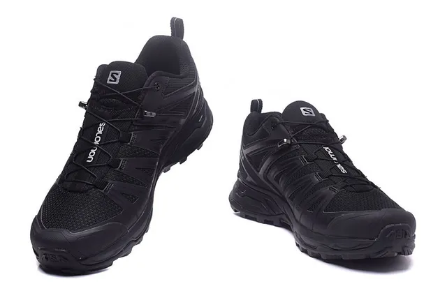 Salomon XT-6 Black Trail Running Shoes 22