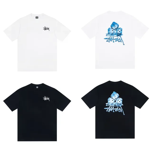 Stussy Dice Graphic Crewneck T-Shirt 2