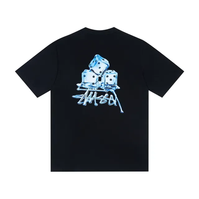 Stussy Dice Graphic Crewneck T-Shirt 5